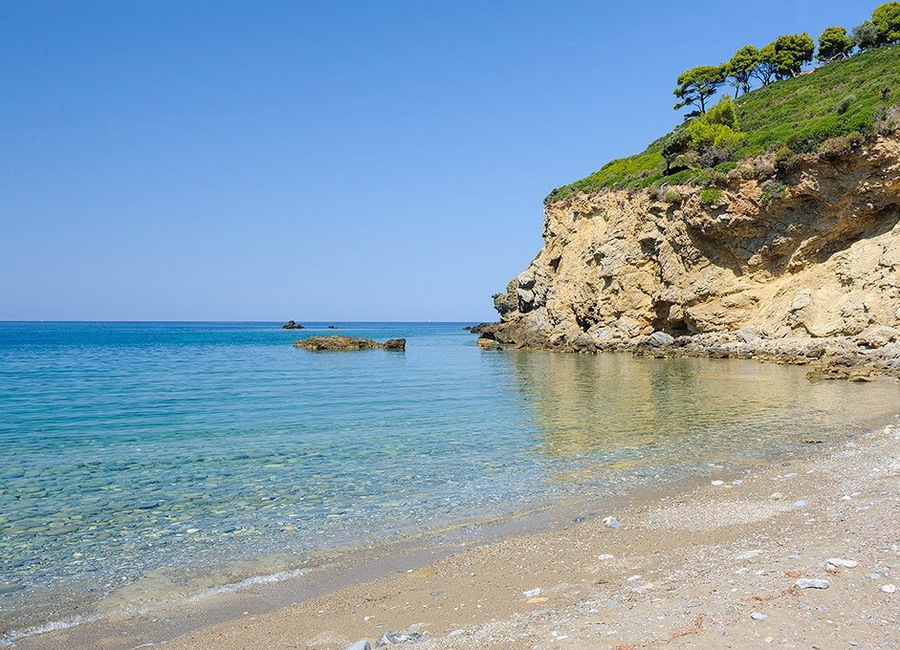  Tourkoneri plaža plaža Alonisos 